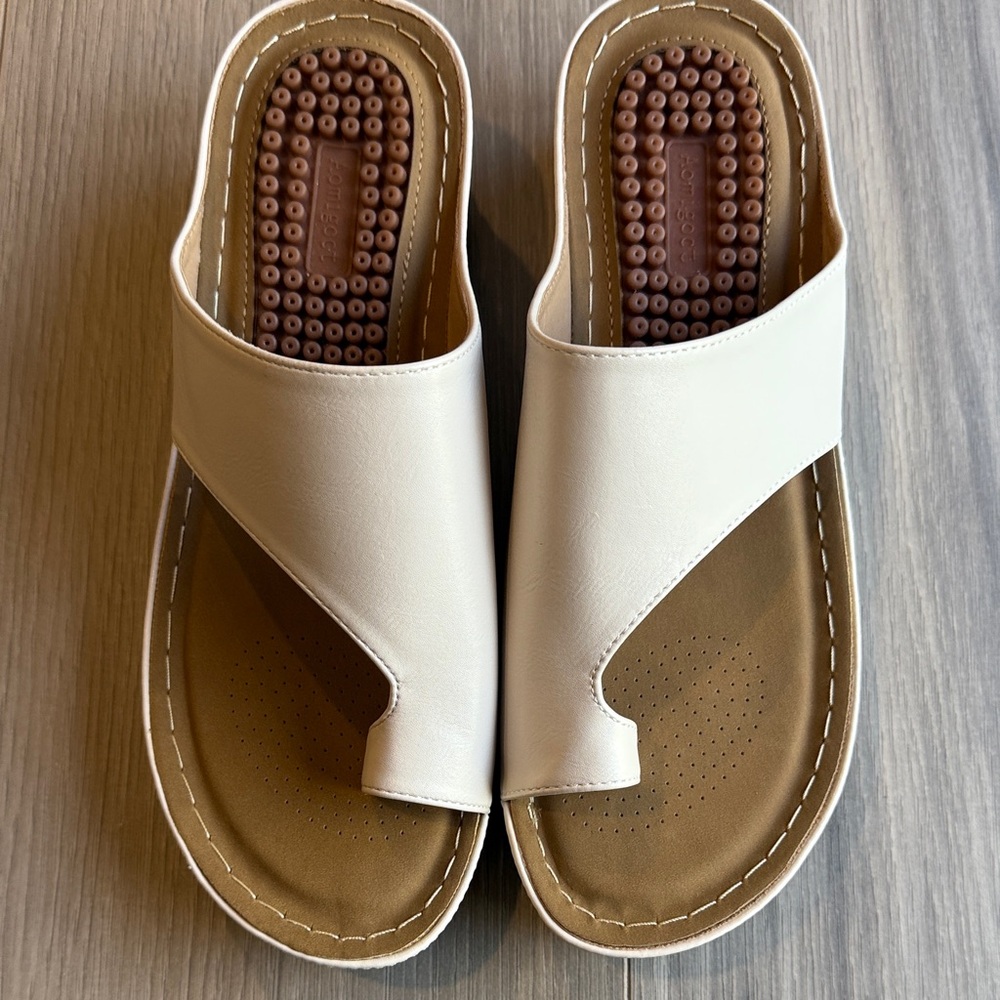Aomigoct Women's Orthotic Wedge Sandals Size 39 ( US 8-8.5 )